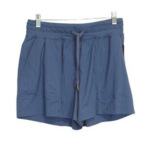 Lululemon Dance Studio HR Short 3.5" Blue Drawstring Womens Size 6 NEW